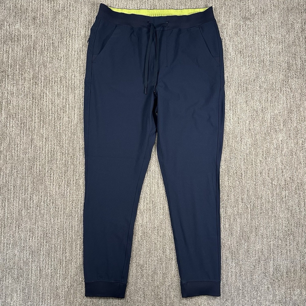 Bird Dogs Boom Pants Mens XL x 31L Blue Sweatpants Jogger Liner Stretch Casual